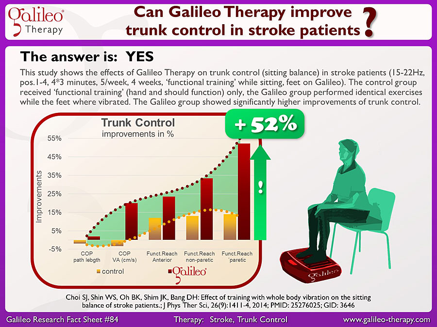 Galileo Research Facts No. 84: Can Galileo Therapy improve trunk control in stroke patients?